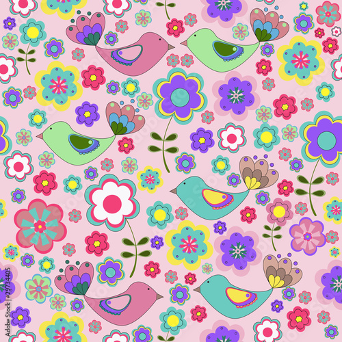 Floral seamless background