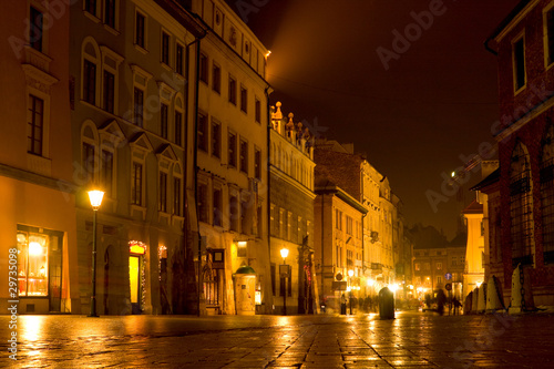 Night scene in old city