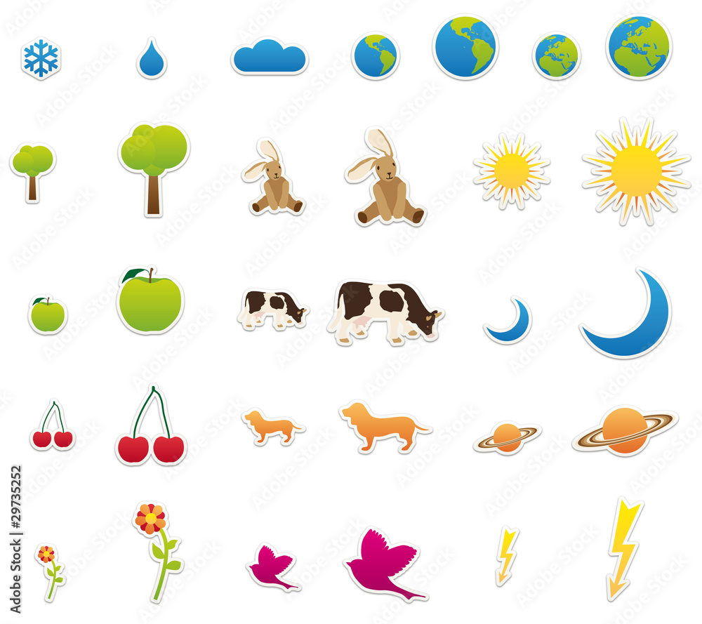 sticker/buttons nature sticker/buttons nature
