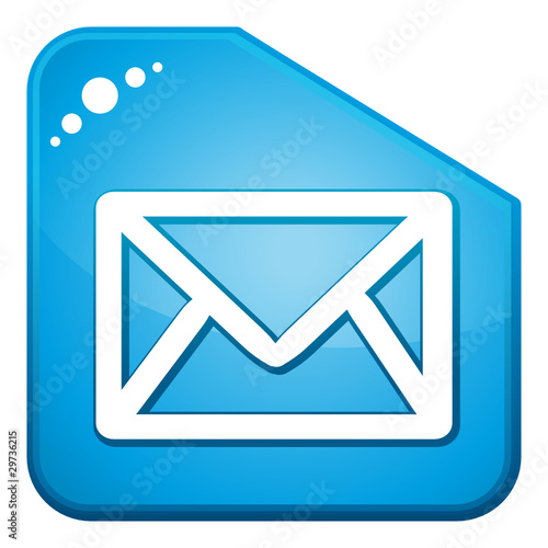 Blue contact icon