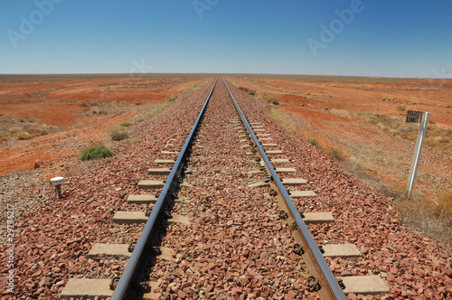 Railtrack in the Australian Outback