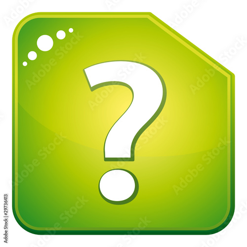 Green question mark icon
