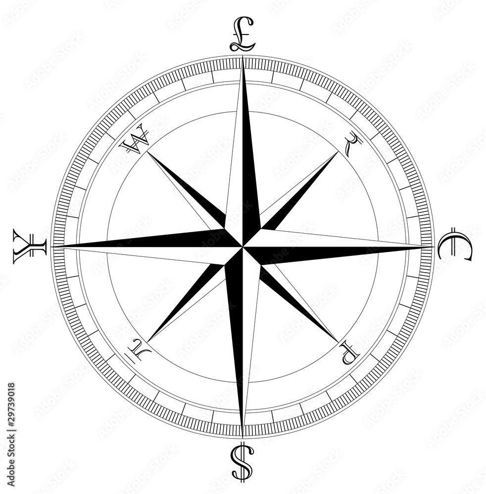 Simple Clean Currency Compass Simple Clean Currency Compass