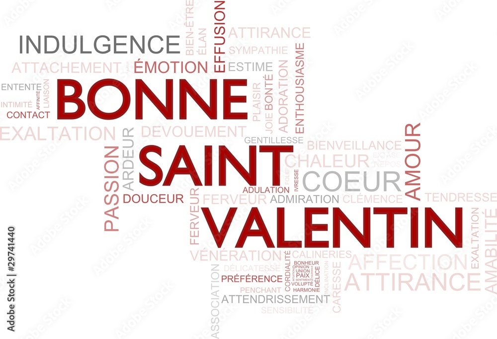 Fototapeta premium Bonne saint valentin
