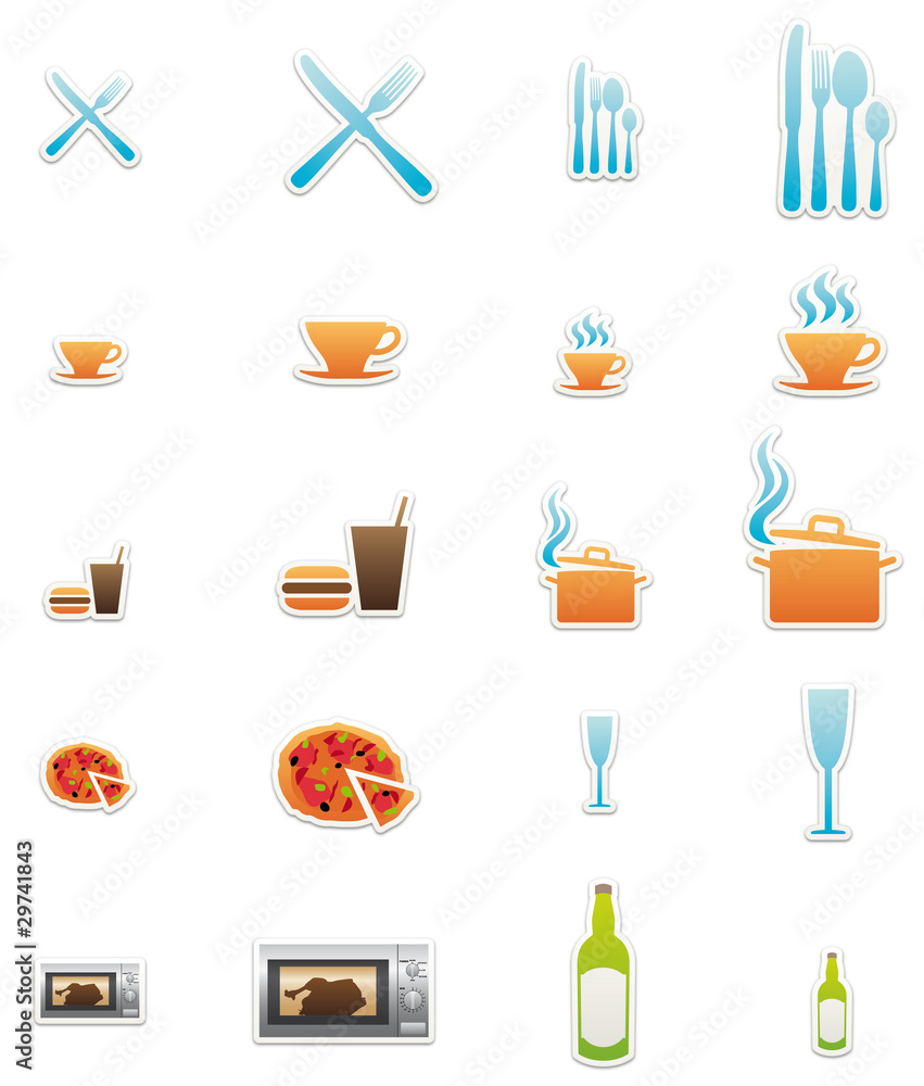 sticker/buttons eat & drink sticker/buttons eat & drink