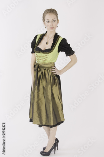 Bayrisches Mädchen in Tracht photo