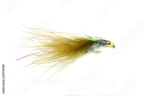 Green Damsel trout fly 
