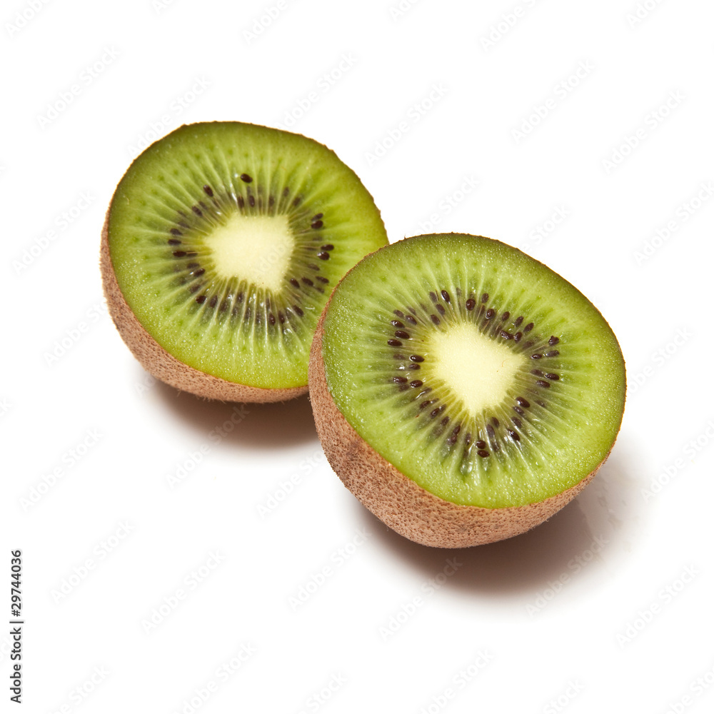 Kiwi Fruit isolated on a white studio background. Kiwi Fruit isolated on a white studio background.