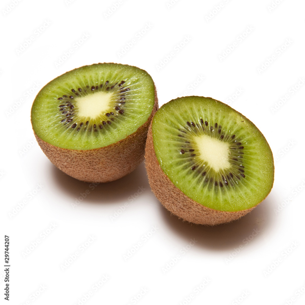 Kiwi Fruit isolated on a white studio background. Kiwi Fruit isolated on a white studio background.