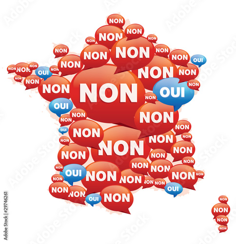 le NON l'emporte -manifestation en Fraces