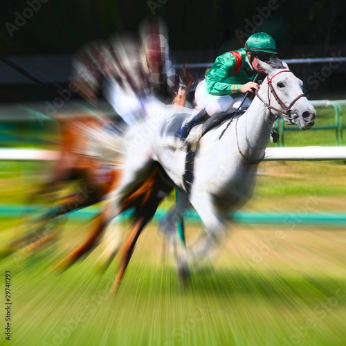 Obraz na płótnie Course hippique 2011 A