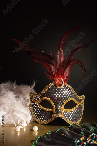 Fototapeta Naklejka Na Ścianę i Meble -  Accessories for the masquerade