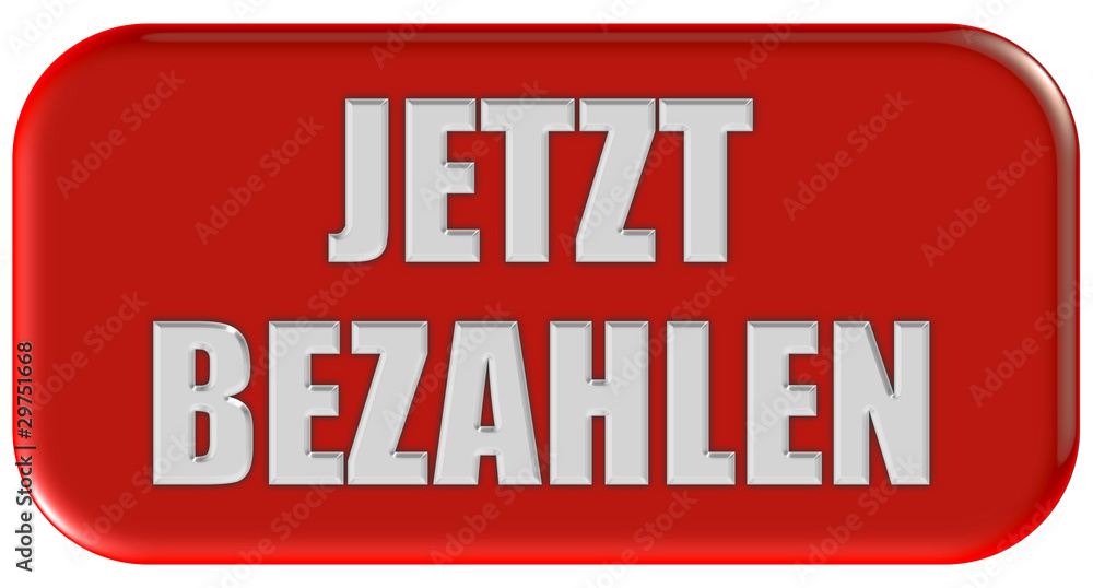 Button rot Ecken rund JETZT BEZAHLEN Button rot Ecken rund JETZT BEZAHLEN