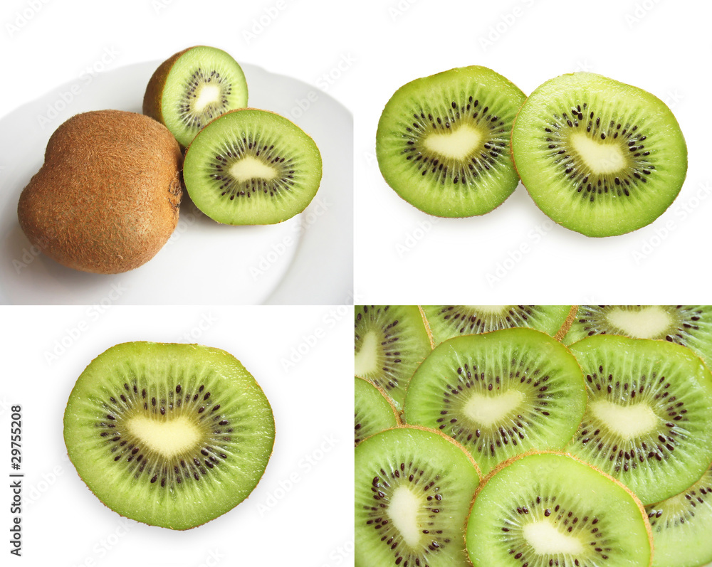 Fototapeta premium collection of kiwi