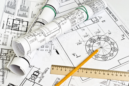 The engineering drawing