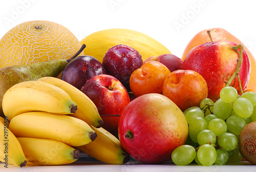 Composition with variety of fruits