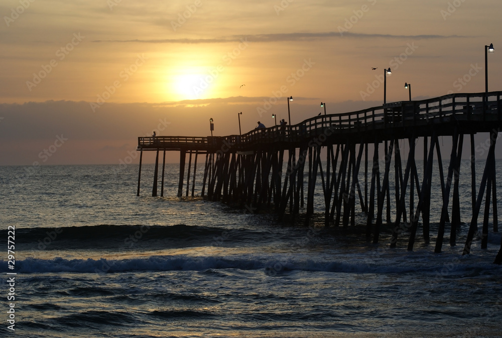 Fishing Pier Sunrise Fishing Pier Sunrise