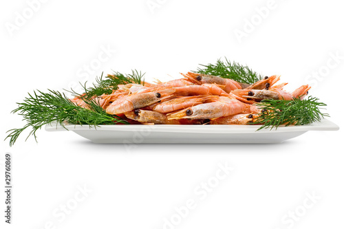 boiled shrimp photo