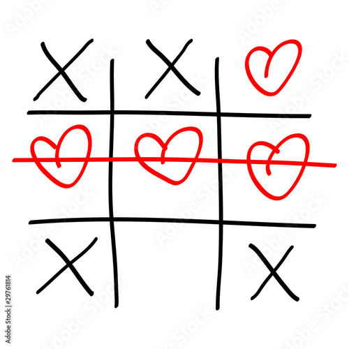 Noughts and crosses game