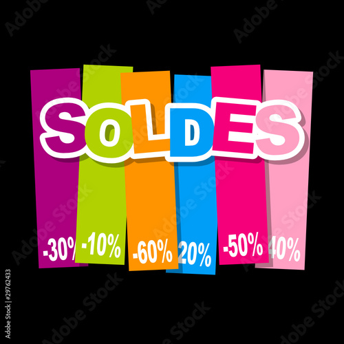 Soldes baton vecto noir