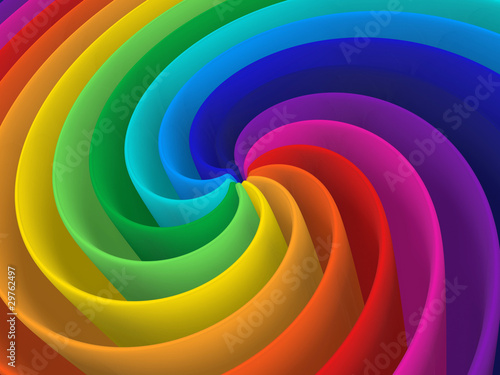 artistic rainbow colorful spiral modern structure background