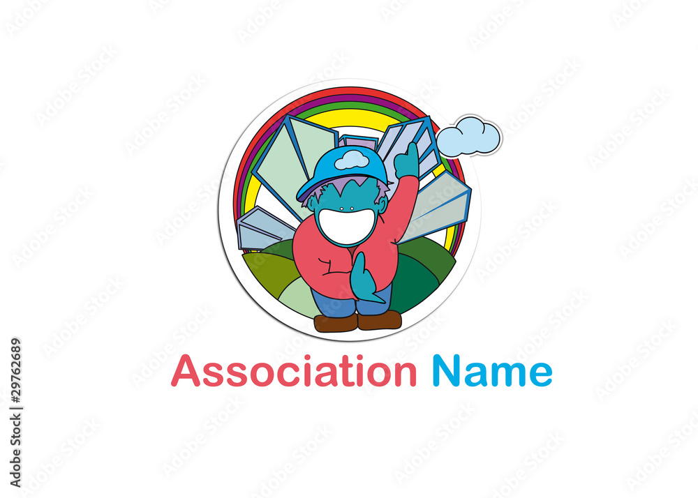 association de quartier, logo
