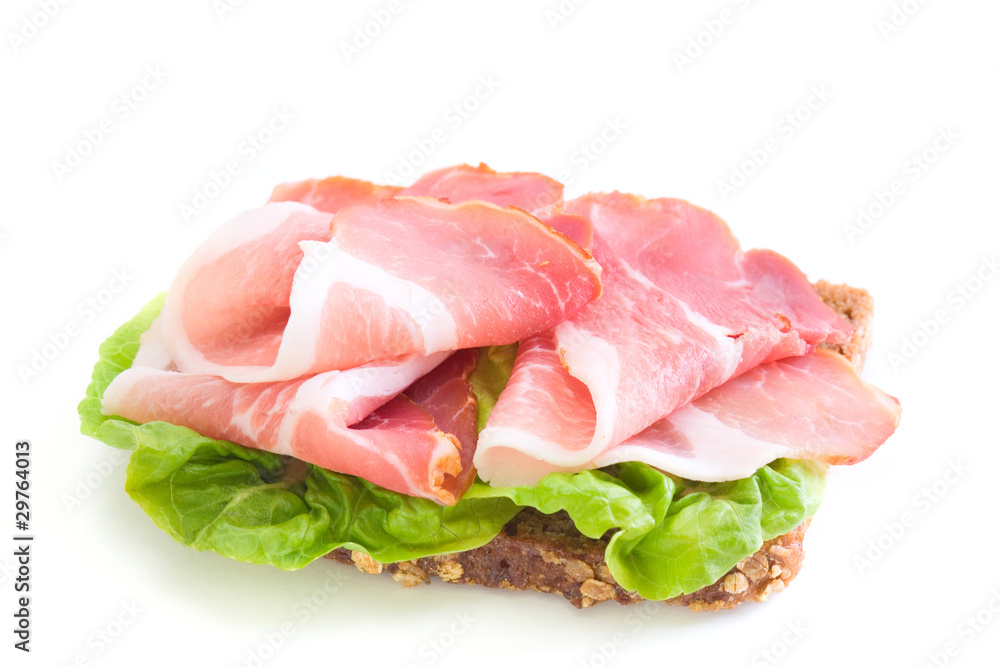 Sandwich with ham