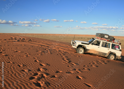Simpson Desert Travelling, Big Red Dune, 4x4