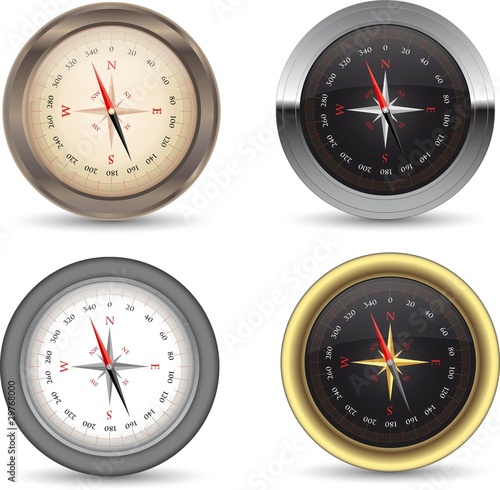four compasses