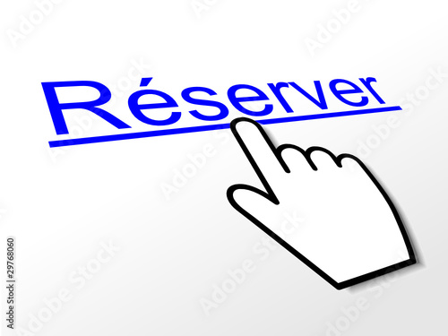 Lien Hypertexte RESERVER (réservation réserver en ligne bouton)