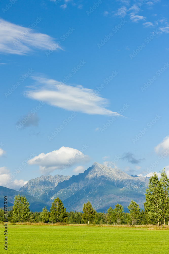 Obraz premium Krivan Mountain, Vysoke Tatry (High Tatras), Slovakia