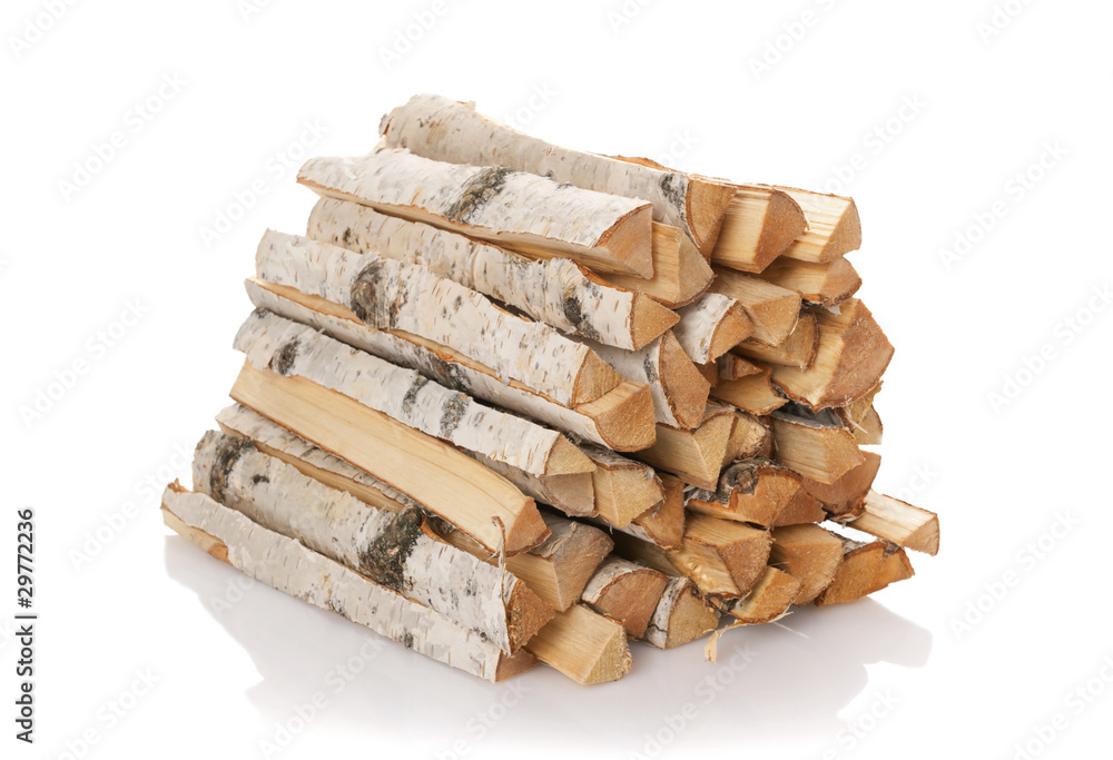 The logs of fire wood