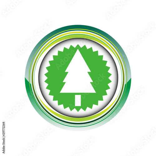 sapin arbre forêt nature logo picto web icône design symbole