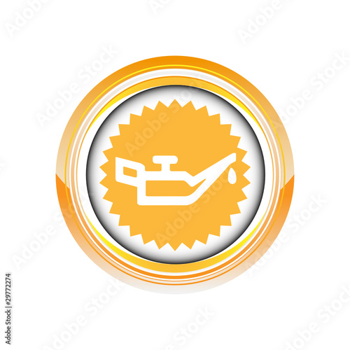 huile vidange garagiste logo picto web icône design symbole