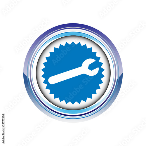 bricolage outil clef vis logo picto web icône design symbole