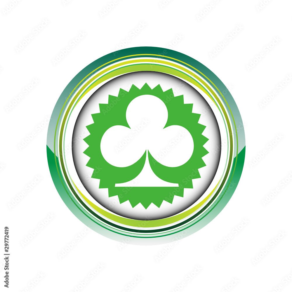 trèfle jeu carte chance logo picto web icône design symbole trèfle jeu carte chance logo picto web icône design symbole