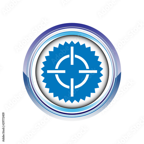 cible viseur tir but logo picto web icône design symbole