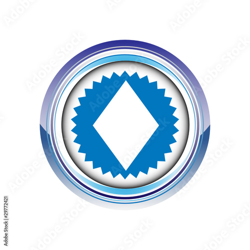 carreau jeu carte chance logo picto web icône design symbole