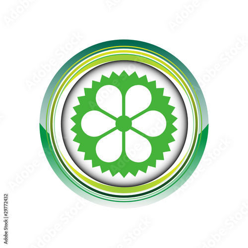 fleur jardinage nature vert logo picto web icône design symbole