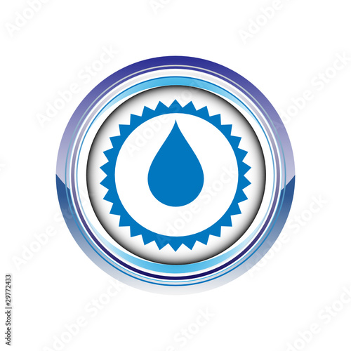 goutte eau élément vie logo picto web icône design symbole