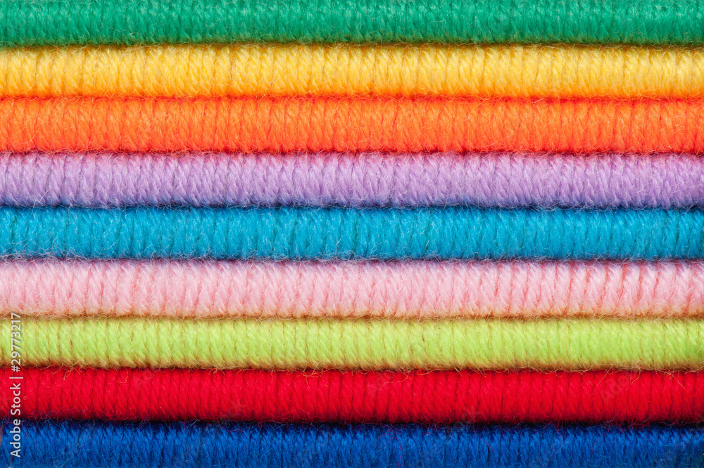 The bound strings for knitting The bound strings for knitting