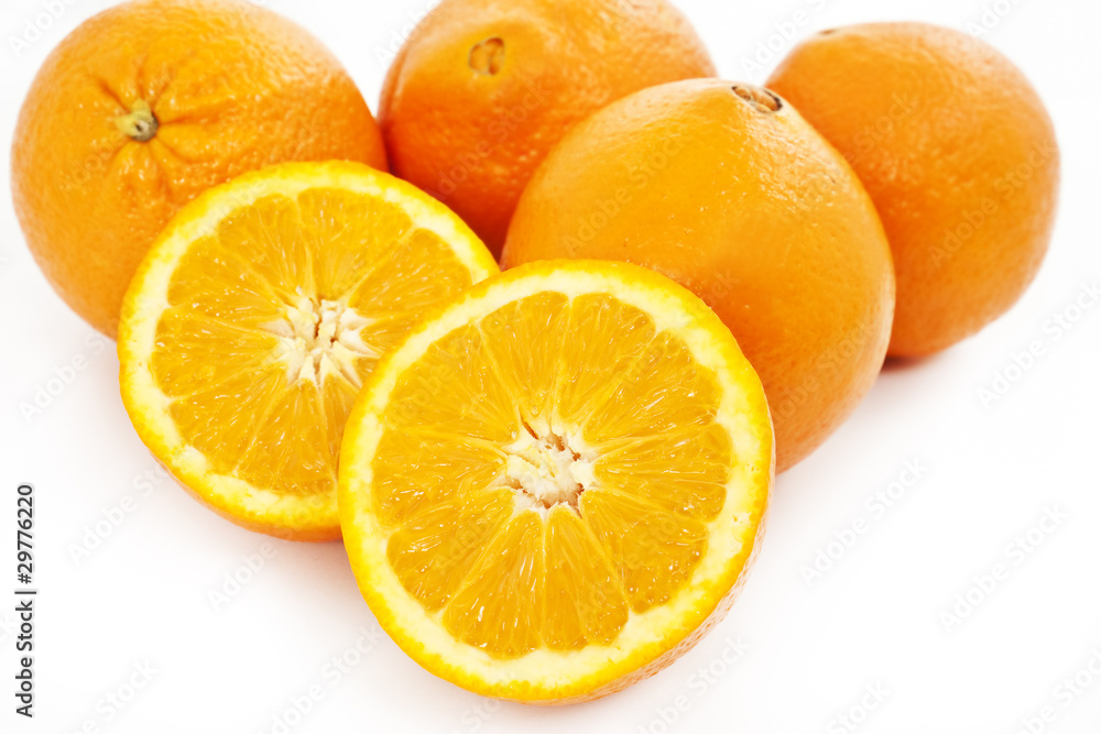Orange studio isolated on white background Orange studio isolated on white background