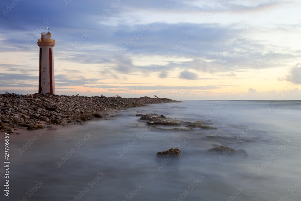 Coastal Lighthouse at sunrise