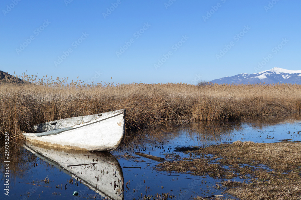Obraz premium Prespes lake at north Greece
