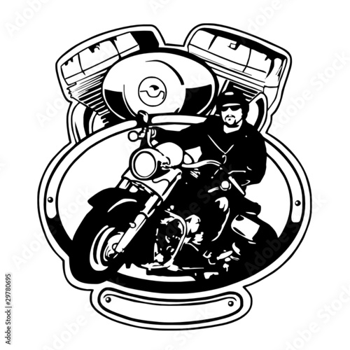 grafica biker photo