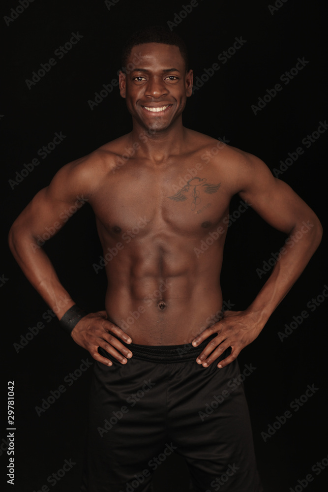 Fototapeta premium muskulöser Mann