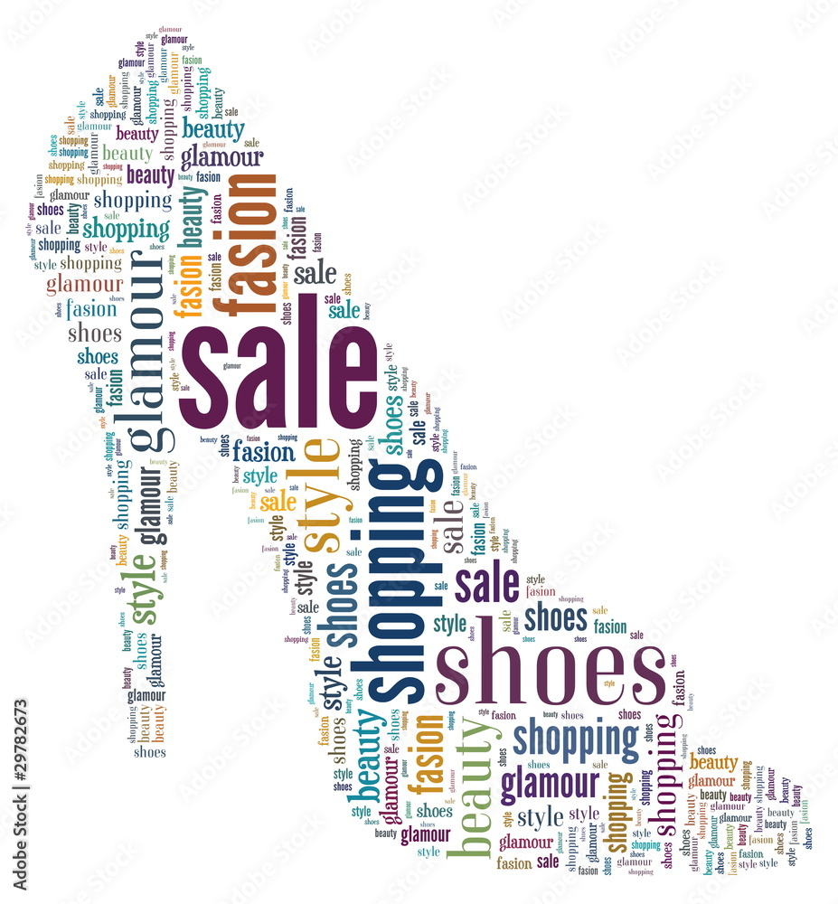 Shoes wordcloud
