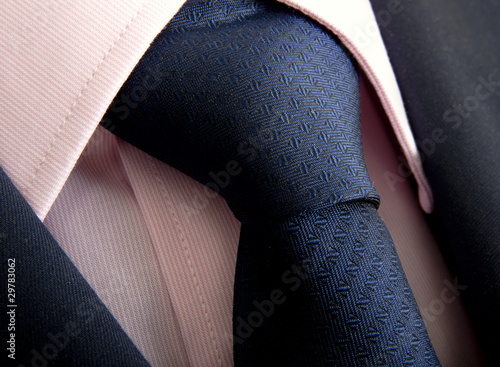 Photo Detail of a business man suit, shirt and tie