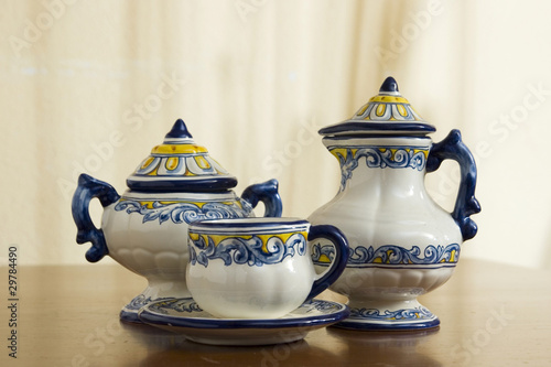 piezas de cerámica talaverana