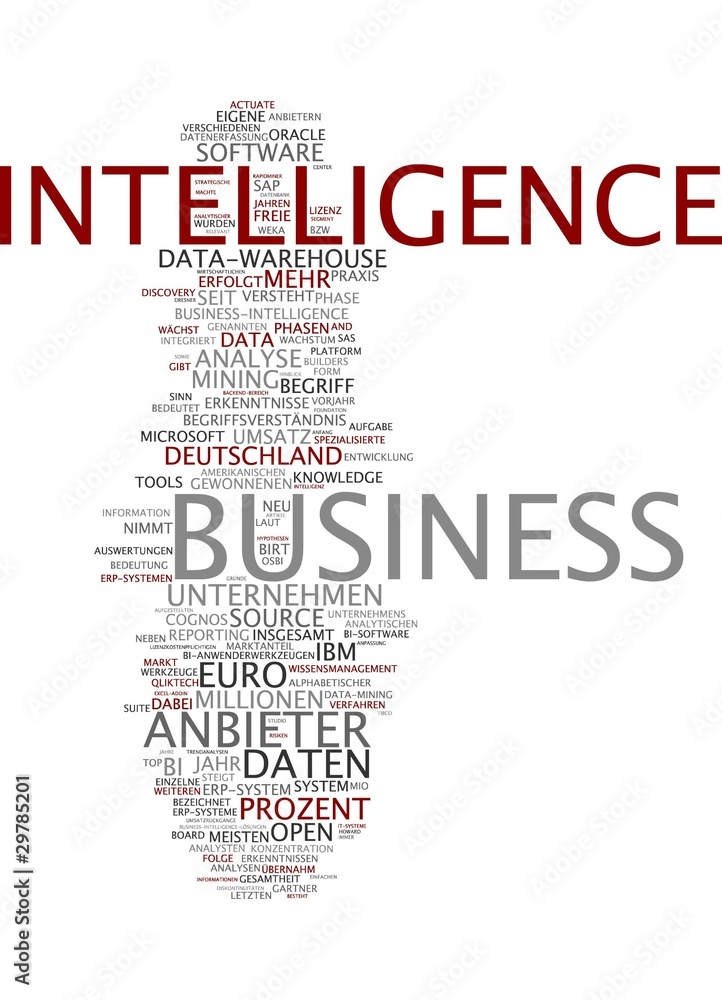 Fototapeta premium Business Intelligence